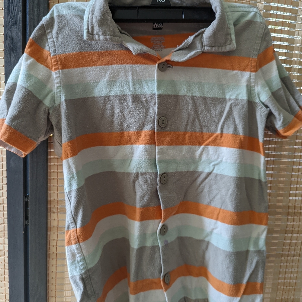 Boys Tea Collection Button Down Shirt